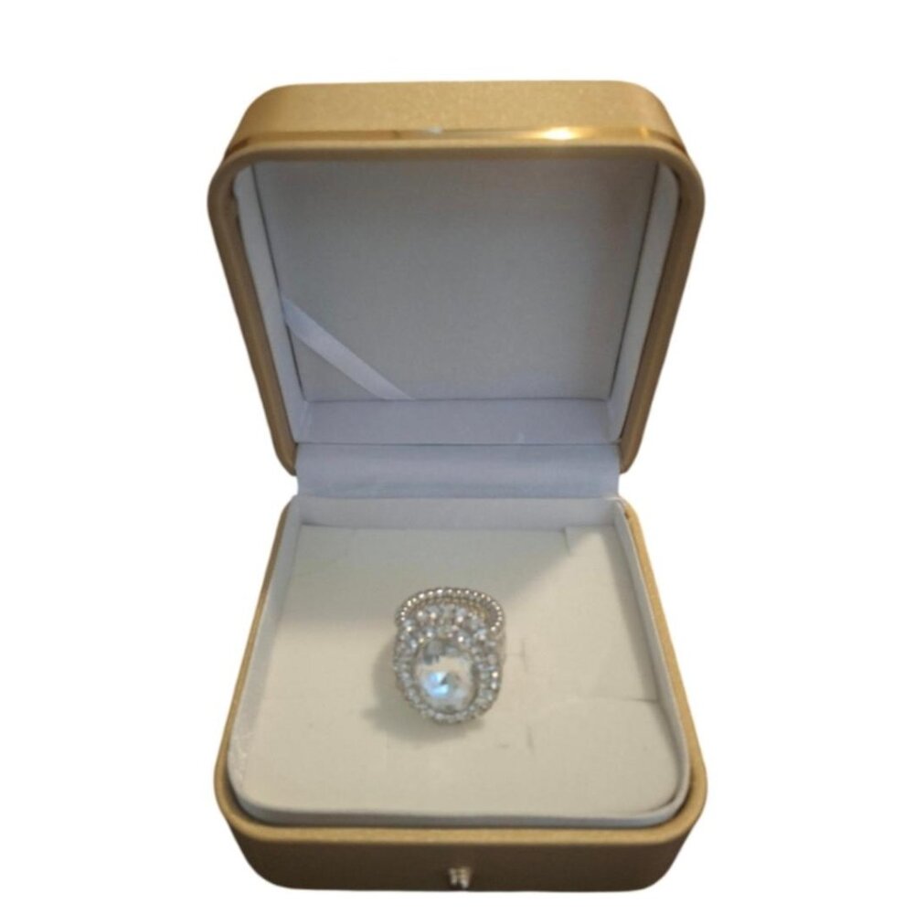 Crystal Rhinestone Bling Rings - Picture 2 of 3
